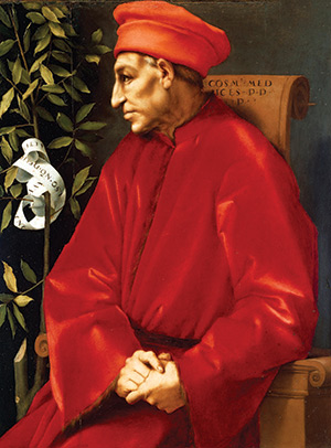 Renaissance man: Cosimo the Elder by Pontormo, c.1520