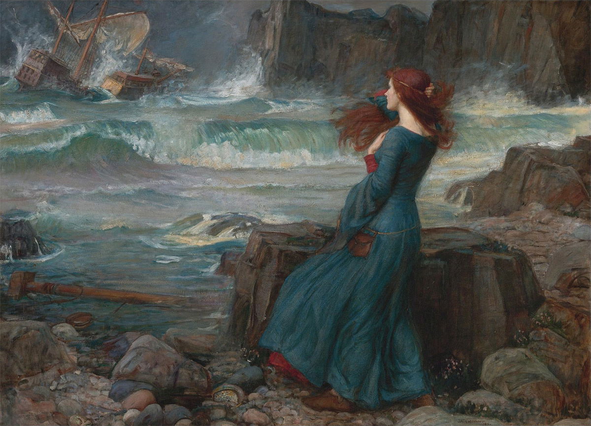 Miranda by John William Waterhouse.