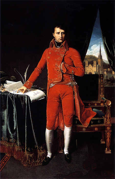 Bonaparte, First Consul, by Ingres