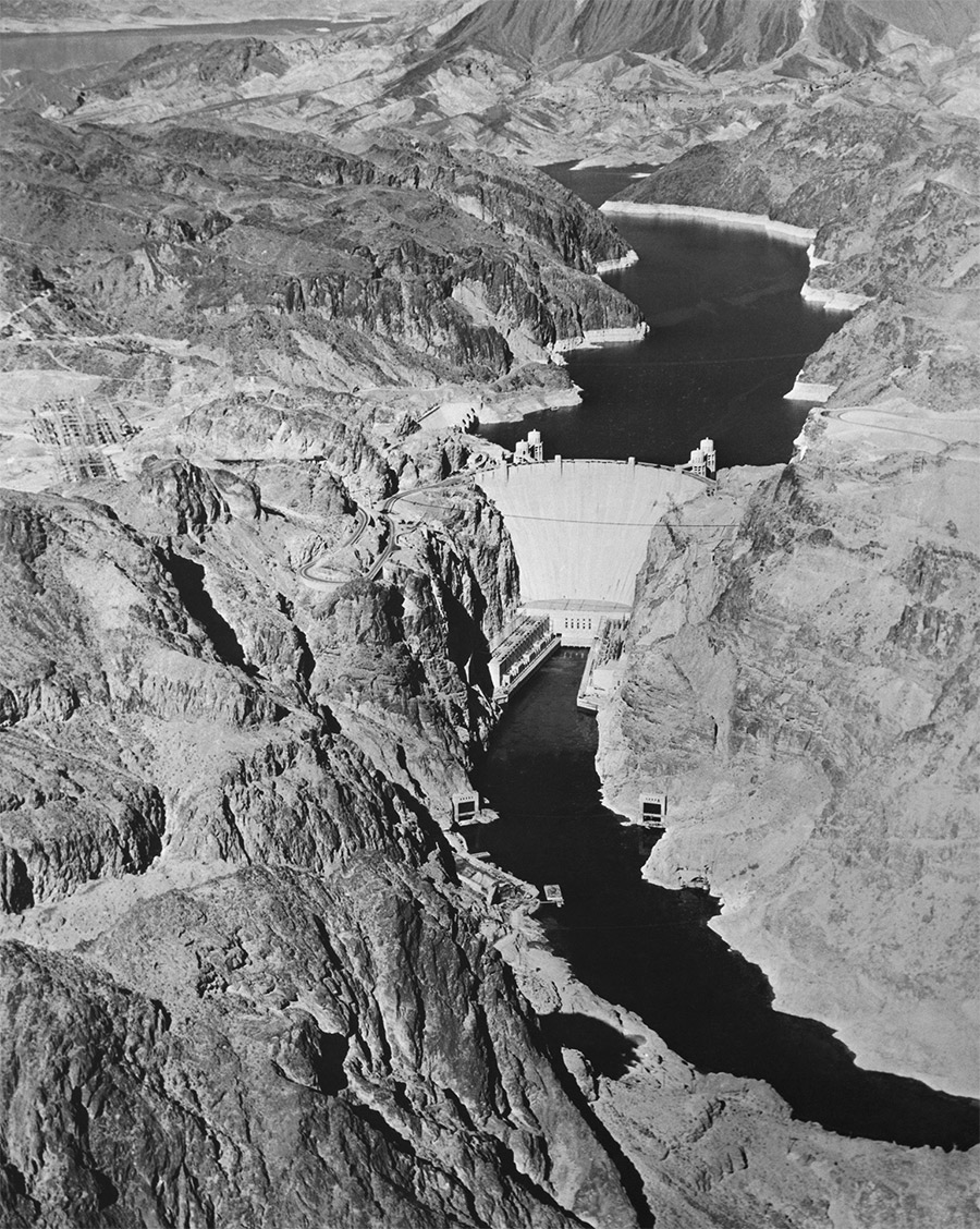 Hoover Dam, 20th century.