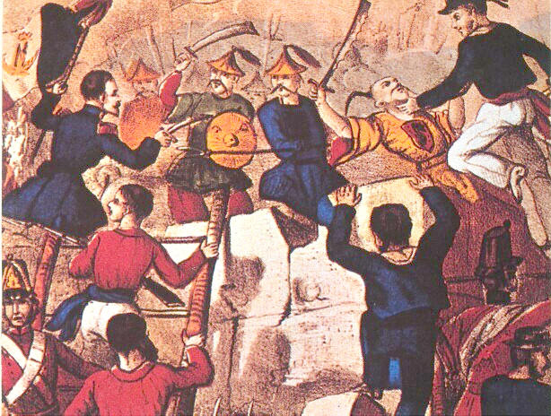 Combat at Guangzhou (Canton) during the Second Opium War