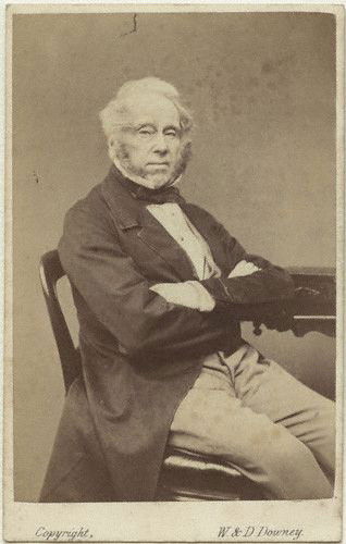 Carte de visite depicting Lord Palmerston, 1863.