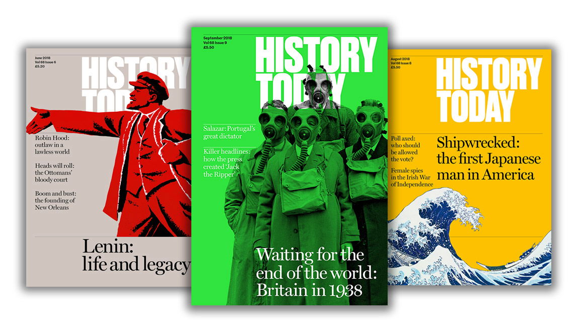 3 magazines for just £5 History Today