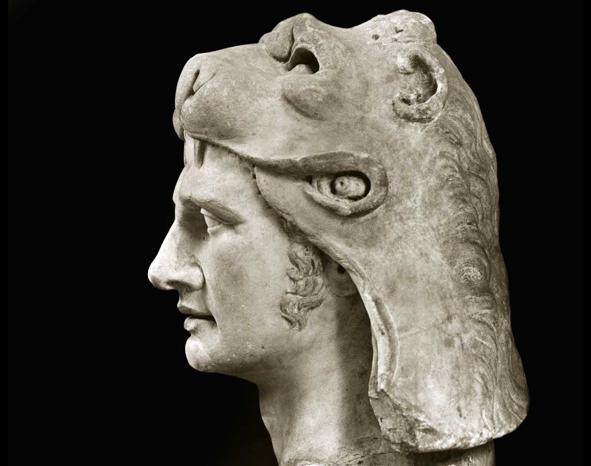 Marble bust of Mithridates VI, King of Pontus, Greece, 1st century BC © Bridgeman Images.