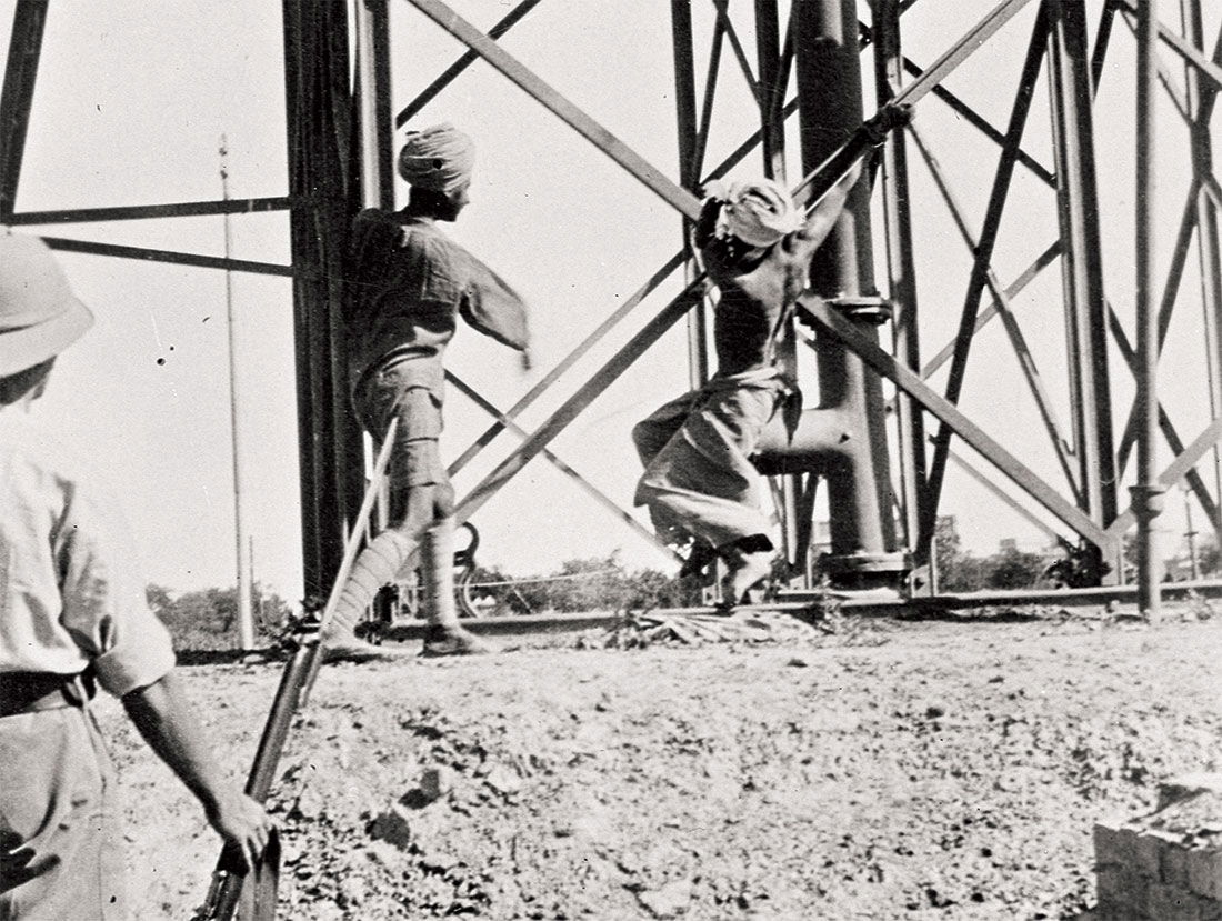 A man being flogged in the wake of the Amritsar Massacre, 1919.