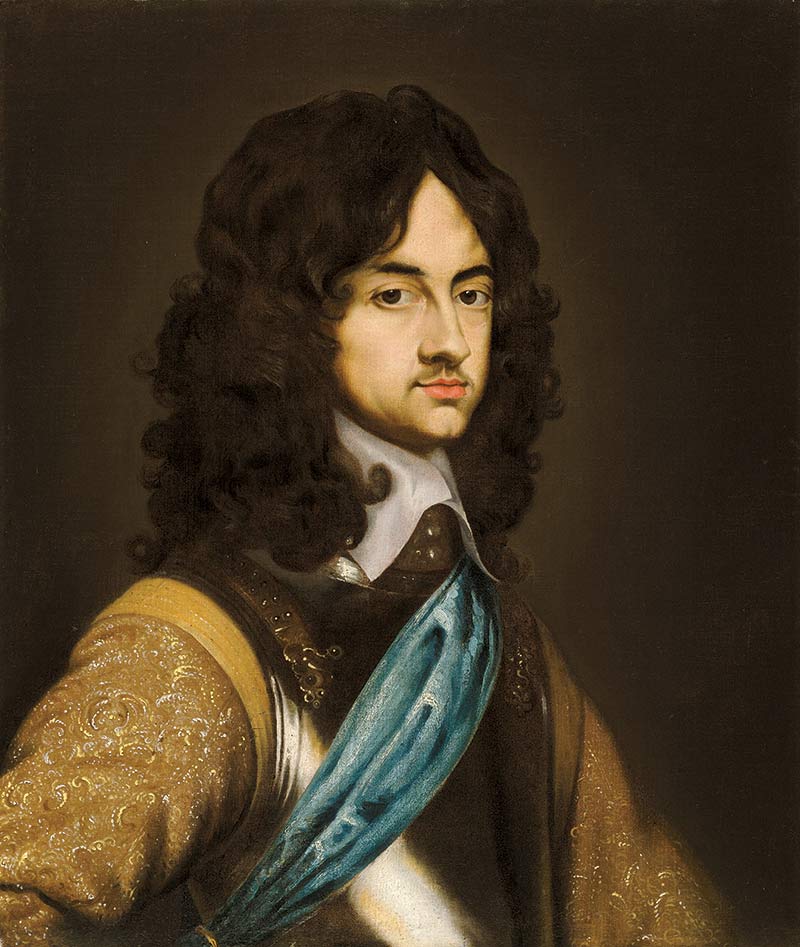 Charles II in about 1650, by Adriaen Hanneman (or his studio).