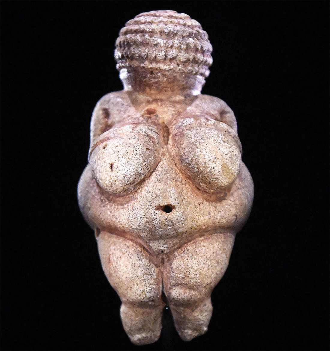 Voluptuous: the Venus of Willendorf, c.28,000-25,000 BC.