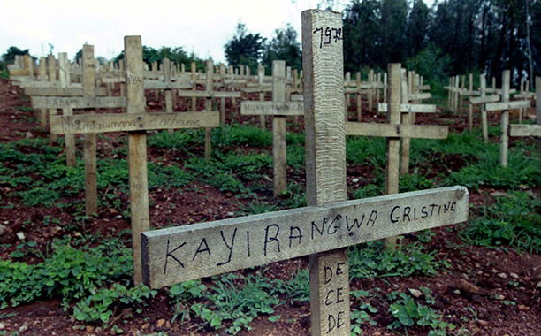 Graves of around 600 civilians massacred by Hutu militias. Reuters/Corinne Dufka