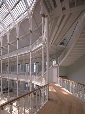 The revamped Grand Gallery's Victorian ironwork. Photograph © Andrew Lee