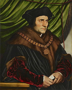 Thomas More, painted by Hans Holbein the Younger