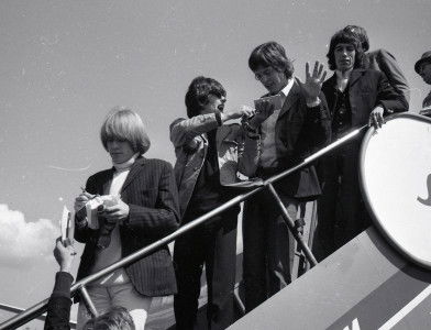 British rock group the Rolling Stones arrive in Norway, 1965.