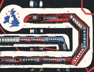 Channel Tunnel illustration © Ben Jones/Heart Agency.