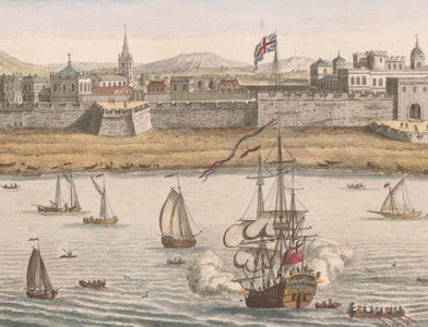 View of Fort St George at Madras, Robert Sayer, 1754. Rijksmuseum. Public Domain.