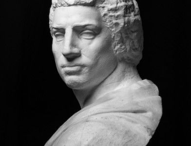 Marcus Junius Brutus, plaster cast from a 16th century marble by Michelangelo Buonarroti, 1897. SMK Open. Public Domain.