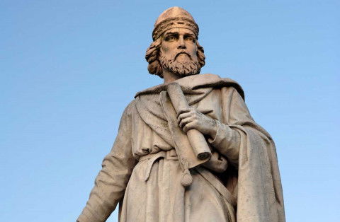 Alfred the Great (849-99), after a paint - English School as