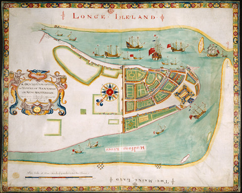 New Amsterdam surrendered to the English