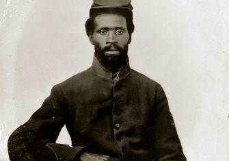 Soldier in the Union army, 1861 © Minnesota Historical Society/Getty Images.