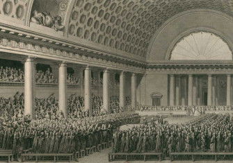 National Assembly at Versailles, 17 June 1789. 