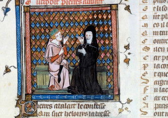 Abelard and Heloise, from the Roman de la Rose, c.1460.