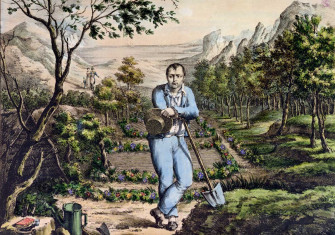 The Gardener of St Helena, French, 19th century.