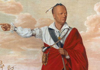 The Mohawk chief  Joseph Brant, by William Berczy, 19th century. 