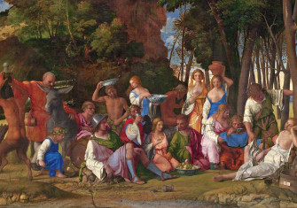 The Feast of the Gods,  by Giovanni Bellini, 1514, National Gallery of Art, Washington DC.