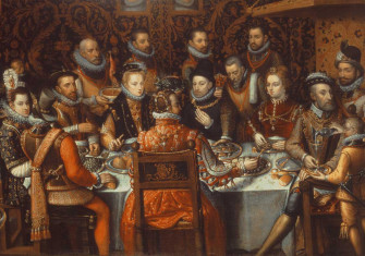 The Banquet of the Monarchs, by Alonso Sánchez Coello, c.1569.