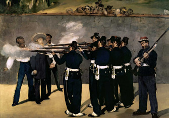 The Execution of Emperor Maximilian, by Édouard Manet, 1868.