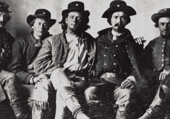  The 8th Texas Cavalry Regiment, popularly known as ‘Terry’s Texas Rangers’, c.1861.