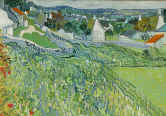 Vineyards at Auvers, Vincent van Gogh, June 1890. Saint Louis Museum of Art.