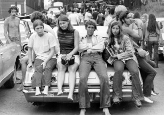 Photograph taken near the Woodstock Festival, 18 August 1969. Ric Manning/Wiki Commons.
