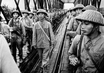 Vietnamese soldiers during the First Indochina War.