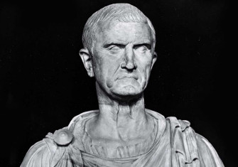 Bust of Marcus Licinius Crassus, fifth century AD. Bridgeman Images.