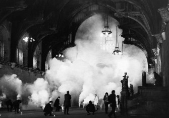 The fumigation of Westminster Hall, 1971.