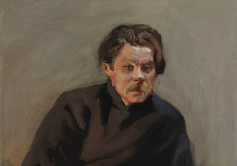 Portrait of Maxim Gorky, by Akseli Gallen-Kallela, 1906. Finnish National Gallery / Hannu Aaltonen. Public Domain.