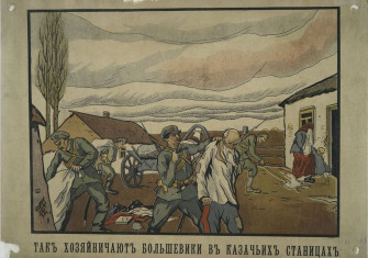 ‘How the Bolsheviks Punish Villages’. c. 1915-1925. New York Public Library. Public Domain.
