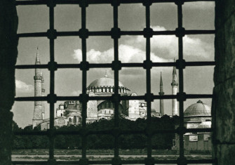 Hagia Sophia, Istanbul, photographed by Orthmar Pferschy during the first decade of the Turkish Republic, c. 1930. © Look and Learn/Bridgeman Images.