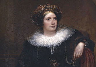 Lady Maria Callcott, author and traveller, painted by her second husband Augustus Wall Callcott, c.1830. Government Art Collection. Public Domain.