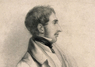 Robert Fitzroy, lithograph, 1835. Wellcome Collection. Public Domain.