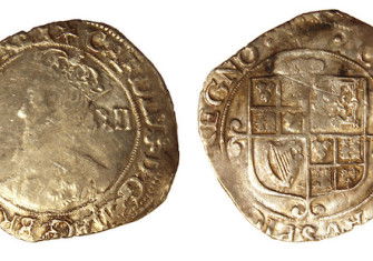 A Charles I shilling, minted in 1644-45, showing signs of clipping as part of the Yellow Trade. The Portable Antiquities Scheme/ The Trustees of the British Museum (CC BY-SA 4.0).