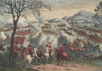 The battle of Culloden, etching after Heckel, c.  1797. Prints, Drawings and Watercolors from the Anne S.K. Brown Military Collection. Brown Digital Repository. Brown University Library. Public Domain.