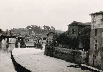 Church of St. Bartholomew on Tiber Island, by Peter Johnston-Saint, c. 1930. Wellcome Collection. Public Domain.