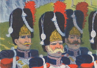 Sheet music for Charles Borel-Clerc’s 1804 – Marche Francise, 1903. Prints, Drawings and Watercolors from the Anne S.K. Brown Military Collection. Brown Digital Repository. Brown University Library. Public Domain.