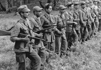 Soldiers of the National Liberation Army during the Algerian War of Independence, 1958. Museum of African Art (Belgrade)