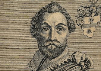 Sir Francis Drake, line engraving by N. de Larmessin, 1682. Wellcome Collection. Public Domain.