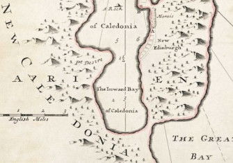 Map of Darien by Herman Moll (detail), engraved c.1730 © National Library of Scotland.