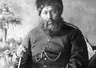 Amir Abdur Rahman Khan in Rawalpindi, c. April 1885. Wellcome Collection. Public Domain.