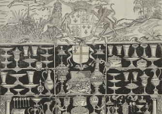 Prizes from the 1567 English state lottery, from Humfrey Dyson’s A booke [of] proclamations , 1618. Folger Shakespeare Library. Public Domain.