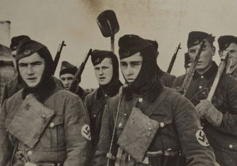 Organisation Todt Reichsarbeitsdienst men on the Eastern Front. Nationaal Archief. Public Domain.
