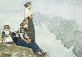 ‘Fisherman's Family (The Lookout)’, by Winslow Homer, 1881. Museum of FIne Art, Boston. Public Domain.